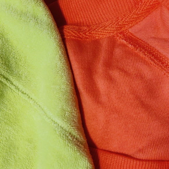 NWT XXL Old Navy Womens Neon Sweatshirts - Yellow/Green and Pink/Orange - Picture 9 of 10